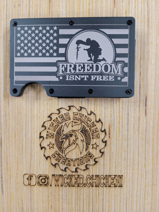 Freedom Isn't Free Minimalist wallet