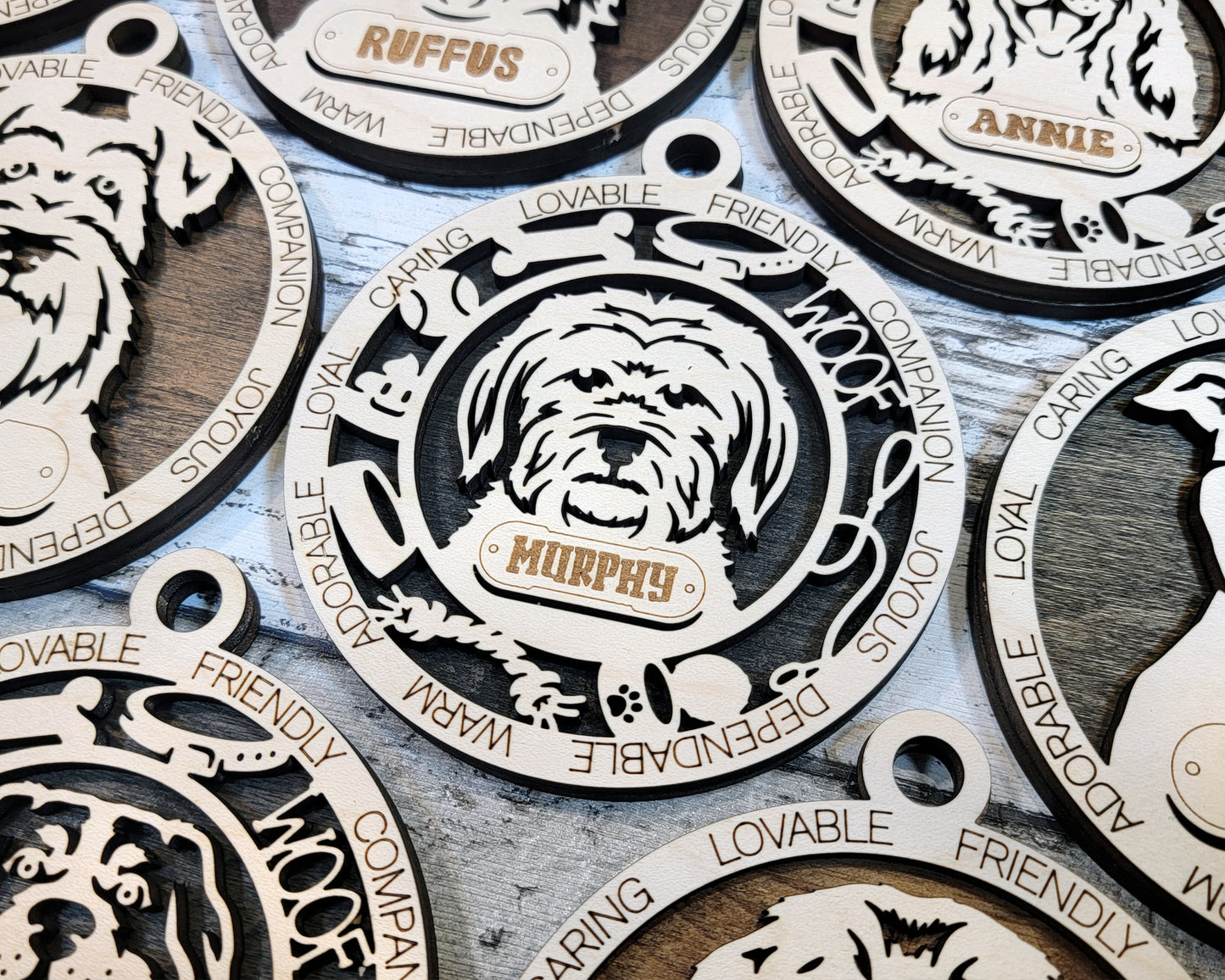Adorable dog ornaments