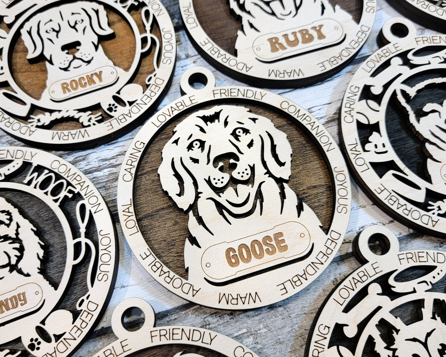 Adorable dog ornaments