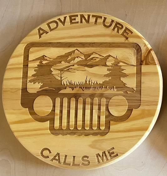 Adventure calls me, windshield